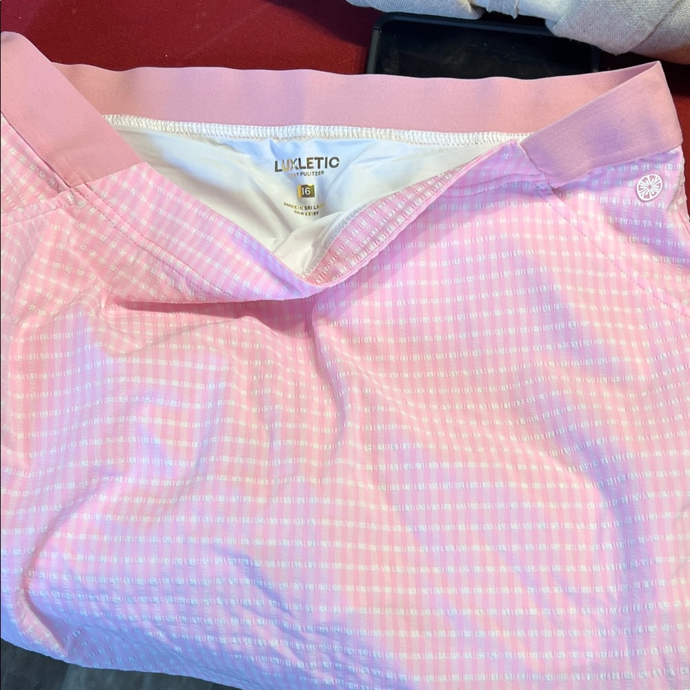 Lilly Pulitzer Pink and White Skirt